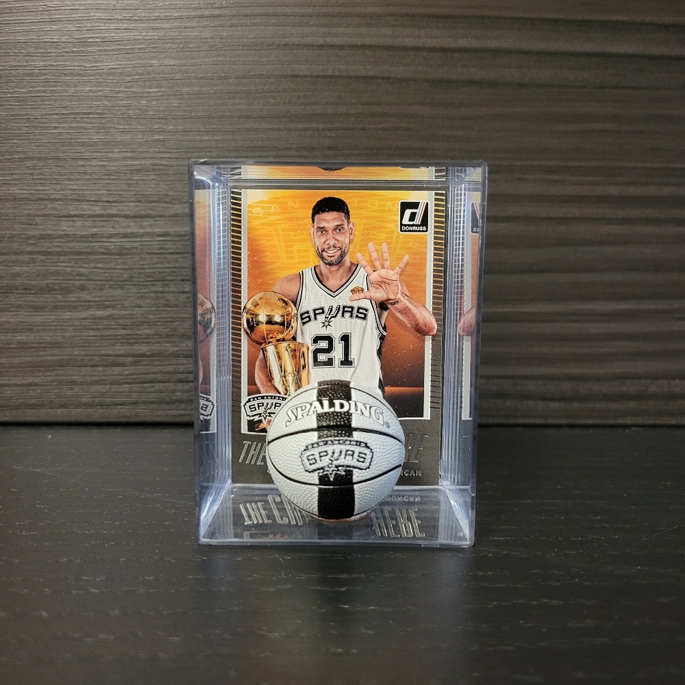 San Antonio Spurs Tim Duncan Mini Basketball Sports Box
